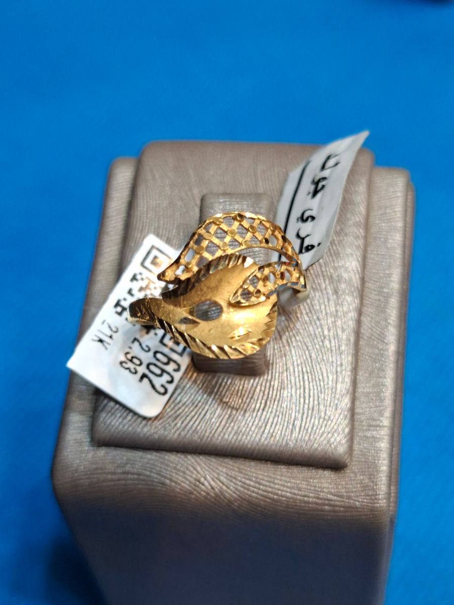 خاتم — سمايل — عيار 21 — 2.93 جم