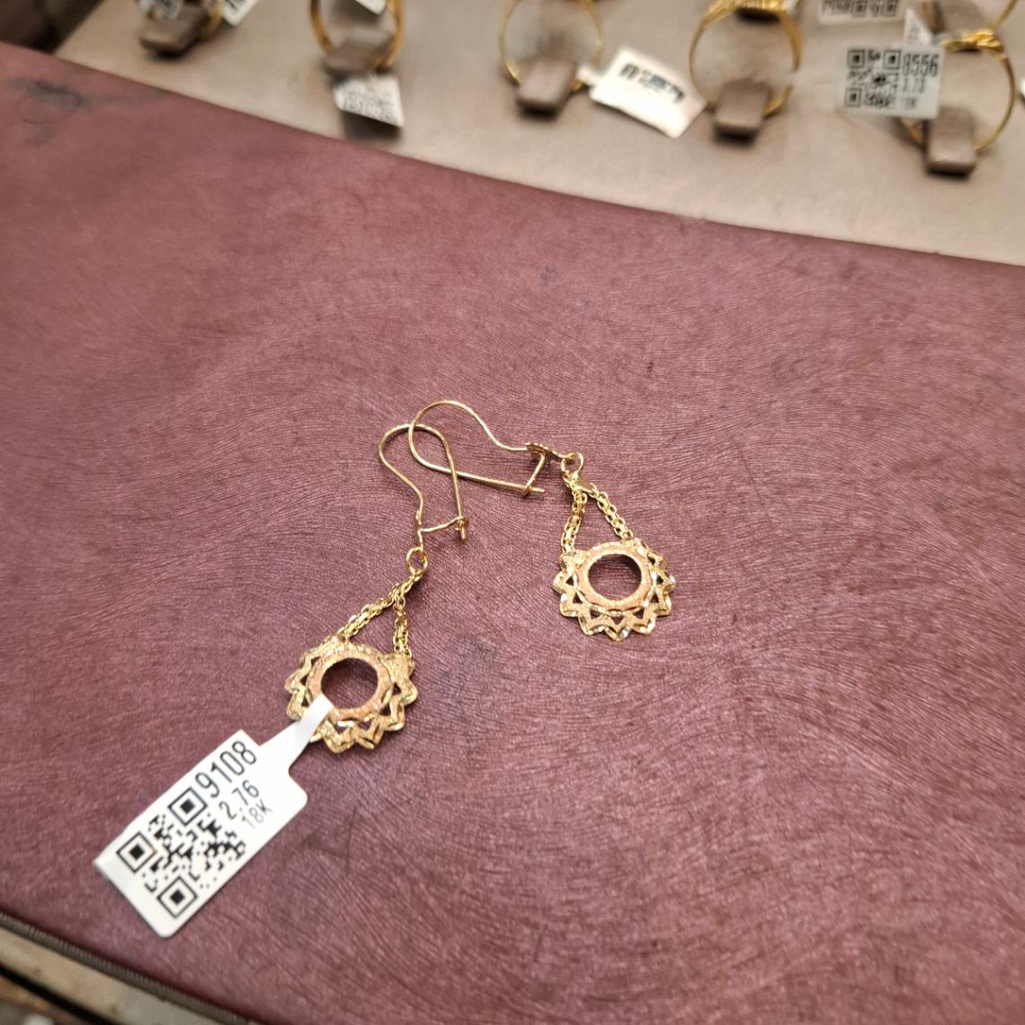 حلق — شركات — عيار 18 — 2.76 جم